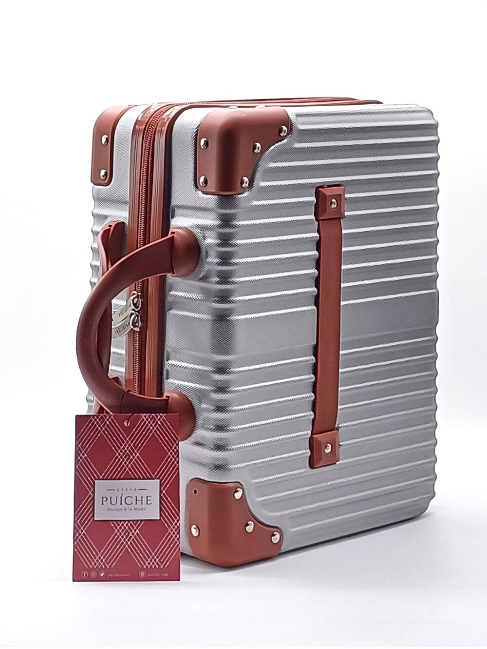 New Puiche Travel Case CarryOn Travel Bag & Suitcase W/ Trolley Sleeve For Macys